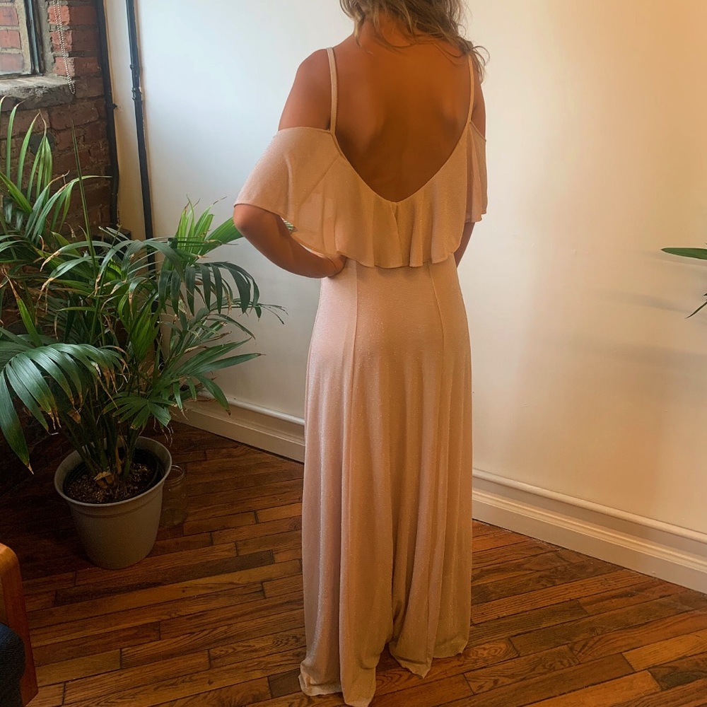 MUMU RENEE RUFFLE MAXI DRESS - Picture 2 of 5